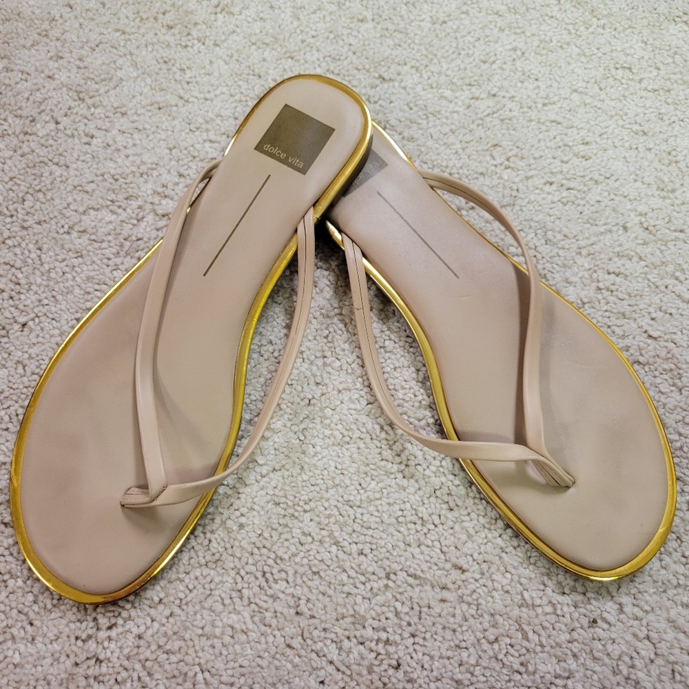 Dolce Vita - Women's Natural Dawn Thong Sandal, Size 11
